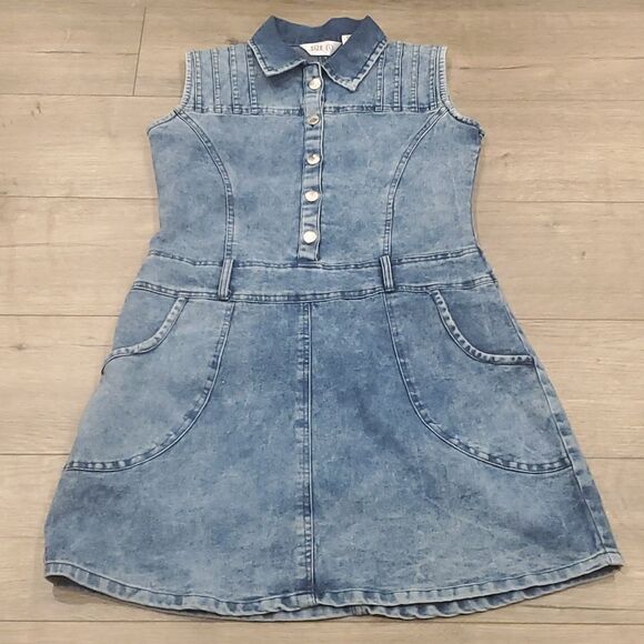 Womens Jean Dress   - Picture 1 of 4